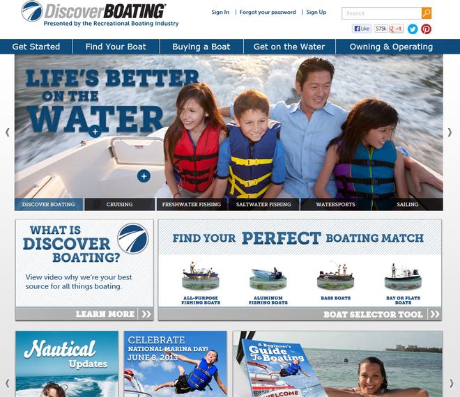Discover Boating - putting the fun back © NMMA .